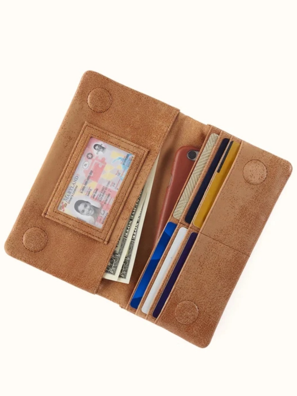 NWT $135 HOBO Lumen Continental Wallet